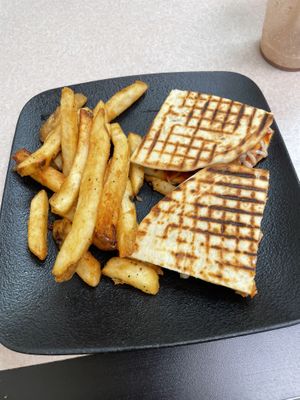 Chicken parm panini  at Vegan Eats and Treats Cafe in Glen Rock