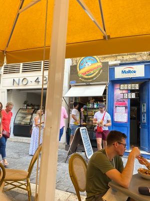 Shop front at The Submarine - Maybe closed in Valletta