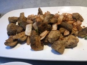 Salt and pepper mushrooms   at Master Restaurant in Newcastle Upon Tyne