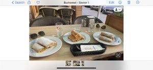 Pies  at La plăcinte in Bucharest