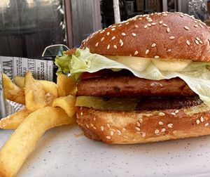 Really tasty burger   at Oliva Grill in Krk