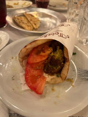 Falafel wrap  at The President in Nea Makri