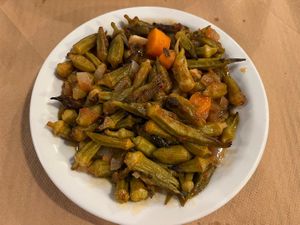 Okra  at Aristea in Crete