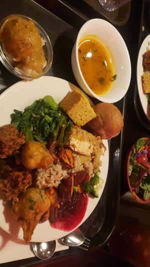 Thanksgiving meal at Kalachandji's in Dallas