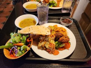 From the buffet at Kalachandji's in Dallas