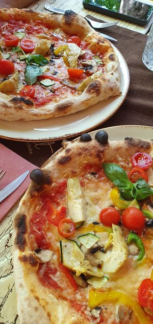 Vegan pizzas at Gostilnica Pizzeria Gust in Izola