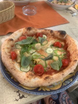 Vegan vegetable pizza  at Gostilnica Pizzeria Gust in Izola