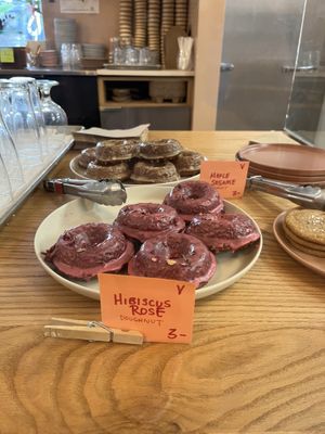 Vegan doughnuts   at Hexenbelle in Traverse City
