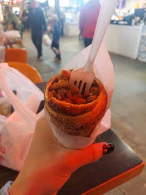 Vegan Apple Streussel Hungarian Bread at Liberty Public Market in San Diego