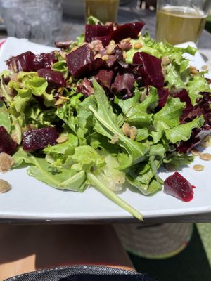 Beet salad without cheese   at Garage Buona Forchetta in Coronado