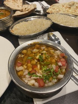 Channa massala   at Clay Oven in Albufeira