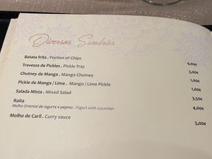 The Clay Oven Menu  at Clay Oven in Albufeira