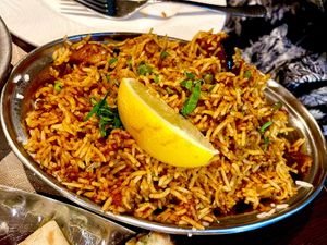 Legume (Vegetable) Biryani €10.50  at Clay Oven in Albufeira