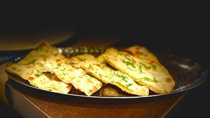 Chilli Naan €4  at Clay Oven in Albufeira
