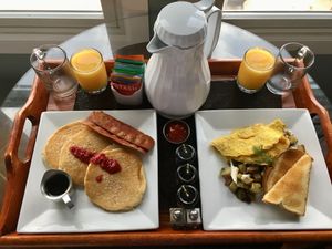 Breakfast Tray at Huron House Bed and Breakfast in Oscoda