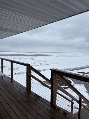 winter view ❄️   at Huron House Bed and Breakfast in Oscoda