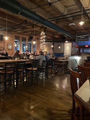 Kombucha on tap and beer  at Rohrbach Brewing Co in Rochester