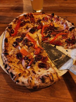 Build your own pizza at Rohrbach Brewing Co in Rochester