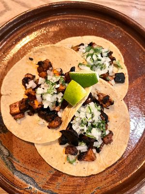 Sweet Potato Tacos/ Taco de Camote 🌮   at Sueño in Dayton