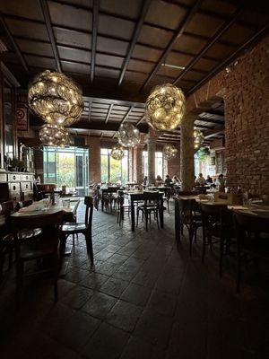 The restaurant   at Organic Pizza & Food in Milan