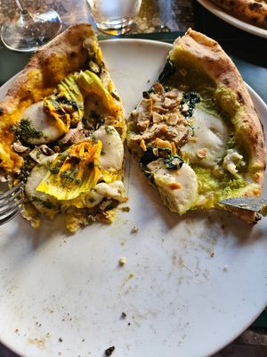 Only half left it was so delicious !
 Great vegan pizza! at Organic Pizza & Food in Milan