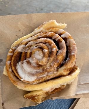 Vegan roll  at Coffee Casa in Barcelona