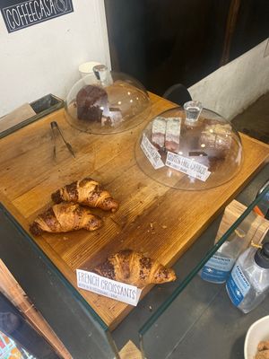 Some vegan goods   at Coffee Casa in Barcelona