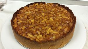 apple cheesecake at Wildflower Vegan Café in Millville