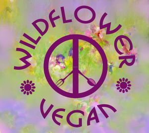 logo at Wildflower Vegan Café in Millville