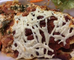 Vegan Lasagna  at Wildflower Vegan Café in Millville