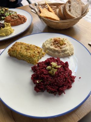 Meze plate  at Nevale Mutfak in Istanbul