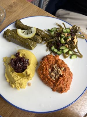 Meze plate  at Nevale Mutfak in Istanbul