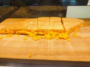 Coconut pancake at Peanut Pancake 綿綿不斷 in Central Singapore