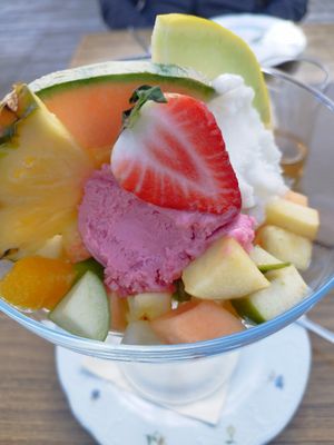 Veganes Eis at Cafe Heiner in Oetz