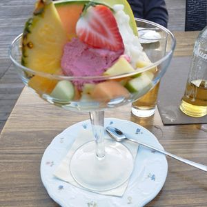 Veganes Eis at Cafe Heiner in Oetz