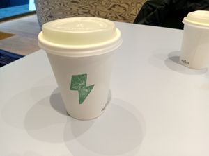 Matcha latte at Jenki in East London