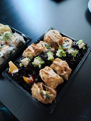 Tempura Roll and Dark Samurai at Daily Dose in Bad Toelz