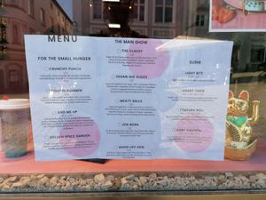 Food menu at Daily Dose in Bad Toelz