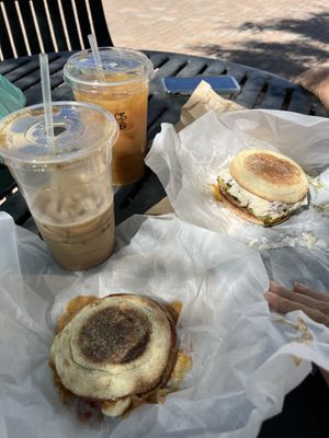 Loved the peanut butter latte!! Yummy Sandy’s…pbbj and OG…super tasty!!  at Steep Tea Company in Phoenix