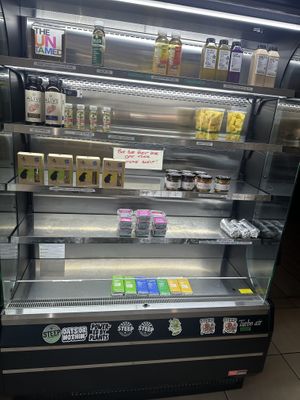Refrigerated items, including drinks. All vegan.  at Steep Tea Company in Phoenix