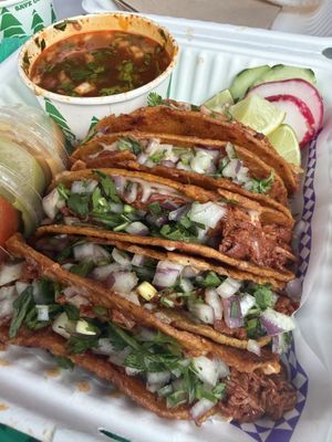 Borrow tacos  at Calaveritas in Atlanta