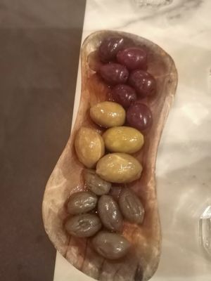 Olives at Ergon Agora in Thessaloniki