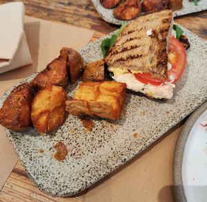 Jackfruit melt at Ergon Agora in Thessaloniki