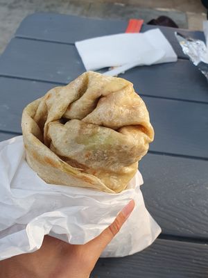 California Burrito at Liticker's in San Diego