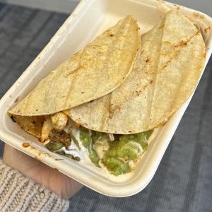 vegan surf and turf tacoo  at Liticker's in San Diego