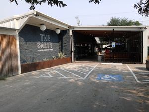 Back entrance at The Salty Donut in Dallas