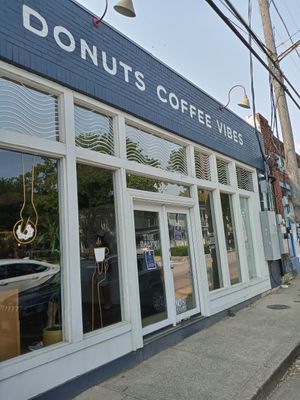 Front entrance at The Salty Donut in Dallas