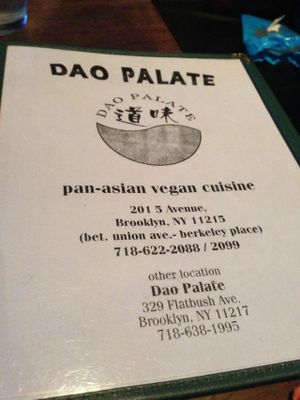 Menu at Dao Palate - 5th Ave in Brooklyn
