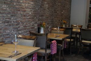 Inside restaurant at De Vegetarische Slager - The Vegetarian Butcher in The Hague