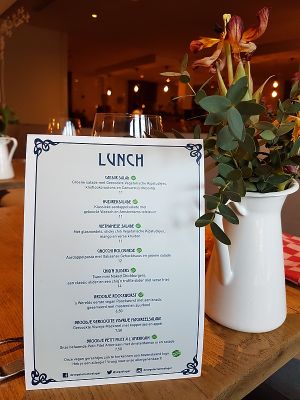 lunch menu - nearly all vegan at De Vegetarische Slager - The Vegetarian Butcher in The Hague